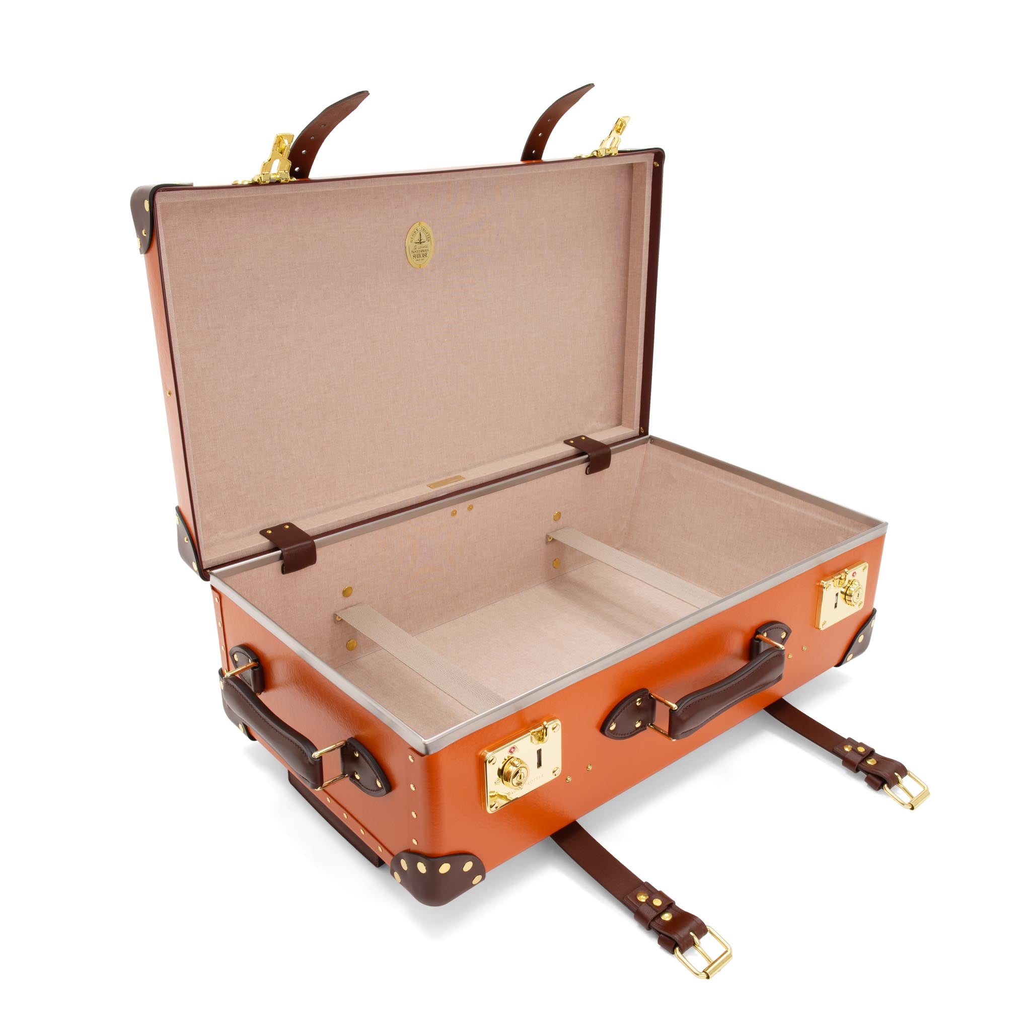 センテナリー ミディアムチェックイン オレンジ 2輪スーツケース