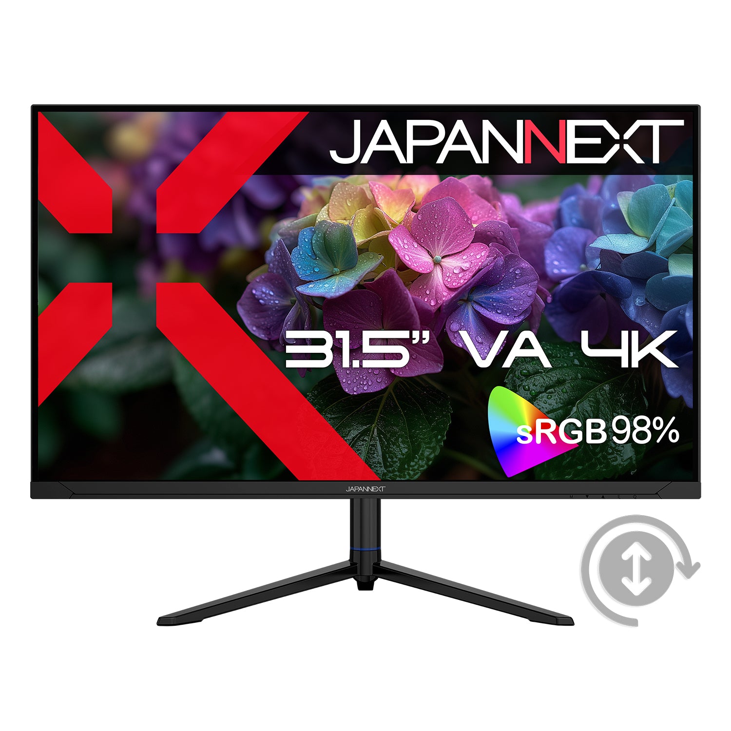 JAPANNEXT 31.5インチ VAパネル搭載 4K(3840x2160)解像度 液晶モニター