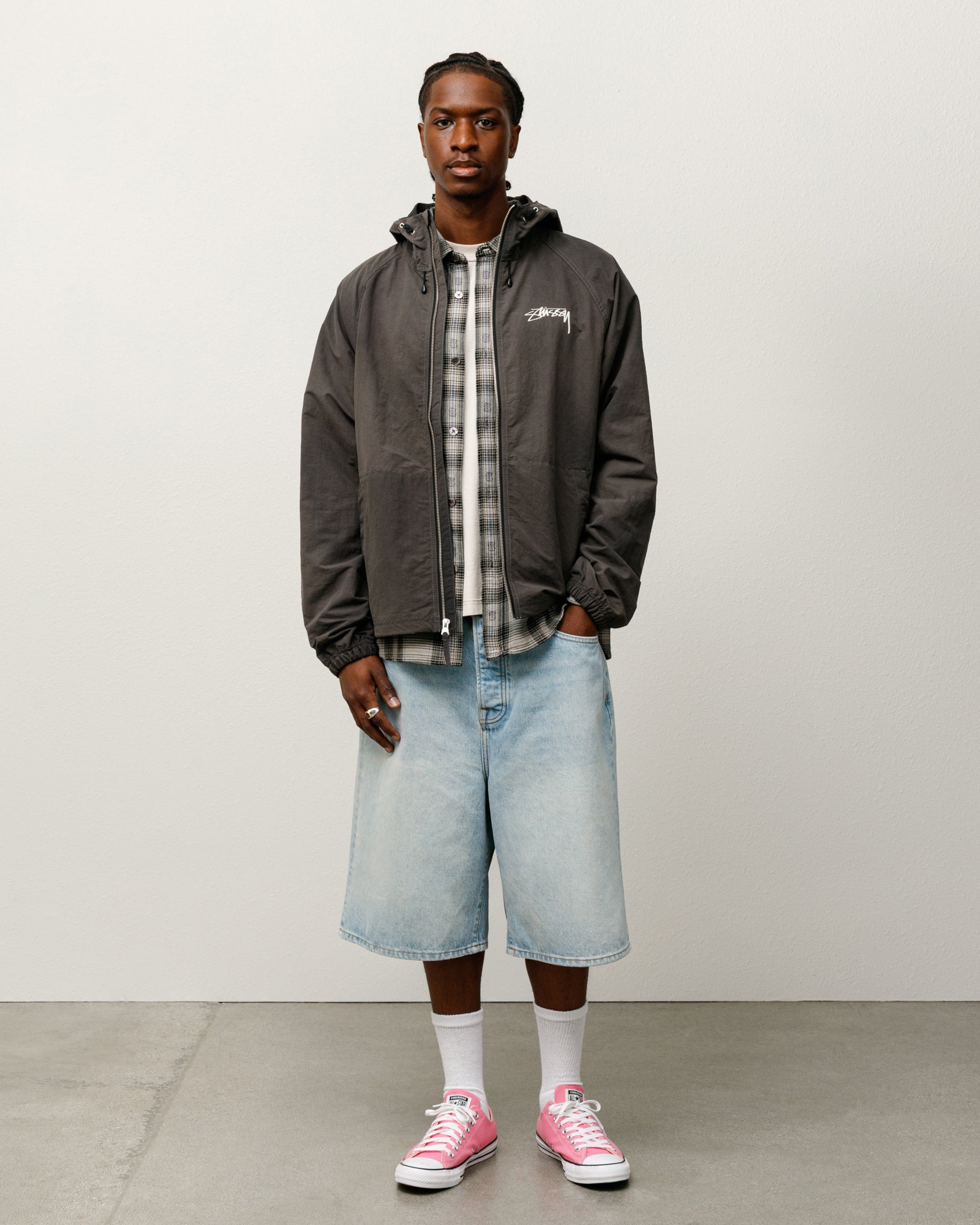 Beach Shell Wave Dye – Black | Outerwear | Stüssy Japan