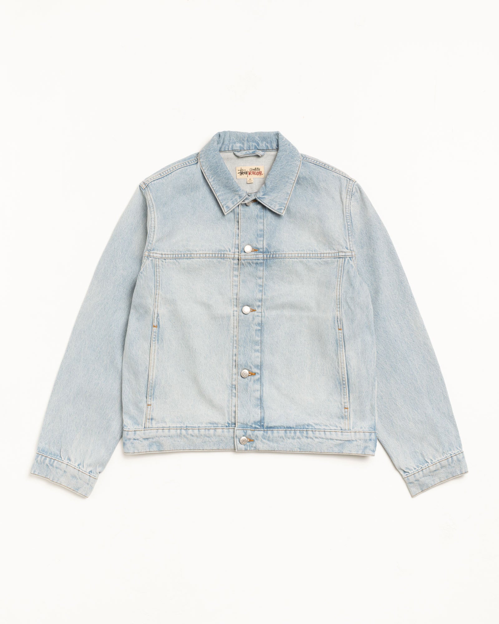 Trucker Jacket Denim – Light Wash | Outerwear | Stüssy Japan