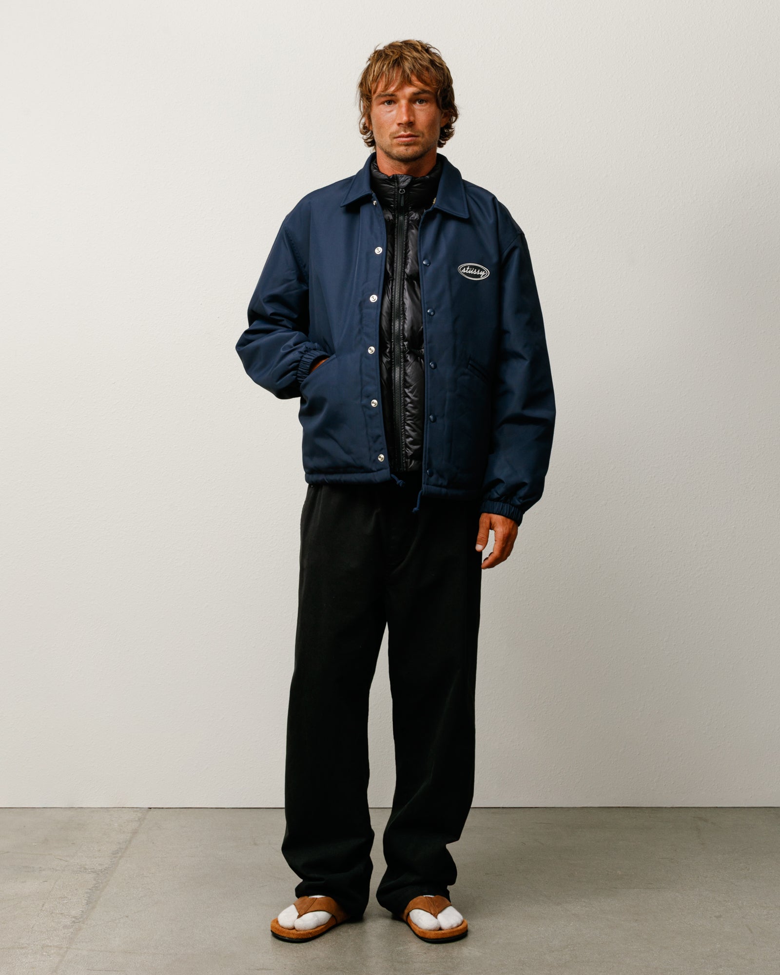 Coaches Jacket – Navy | Outerwear | Stüssy Japan