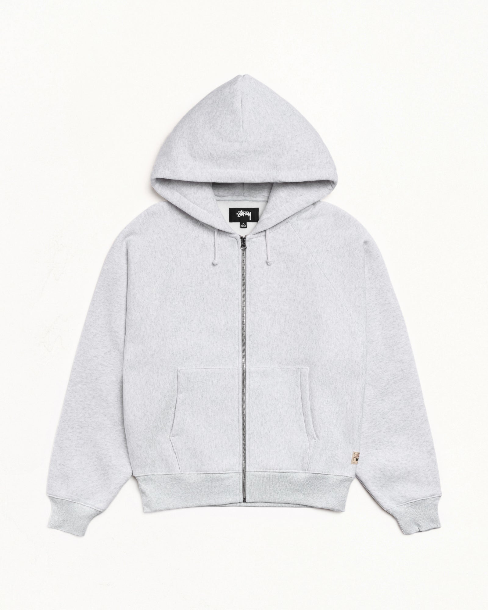 Relaxed Zip Hoodie – Ash Heather | Sweats | Stüssy Japan