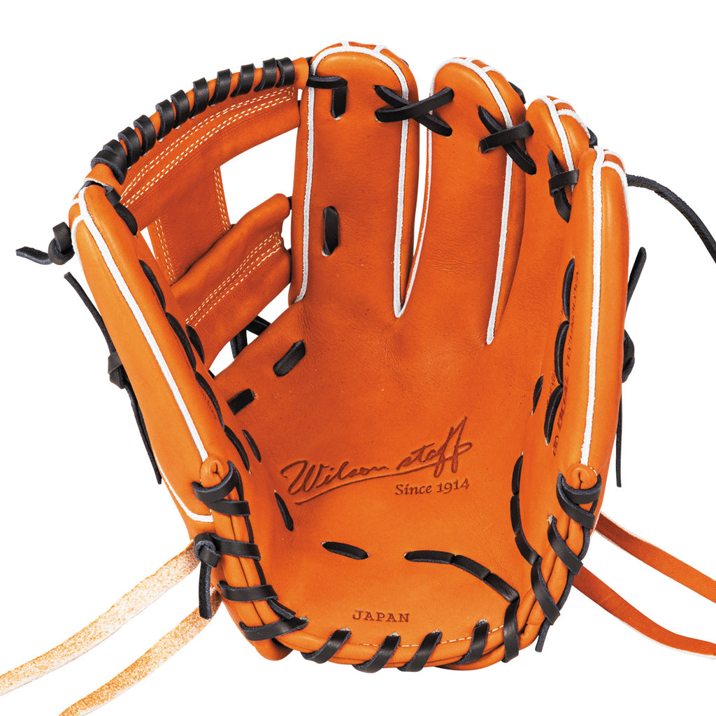 硬式用 Wilson Staff DUAL 内野手用 1975型 - Tオレンジ by Wilson