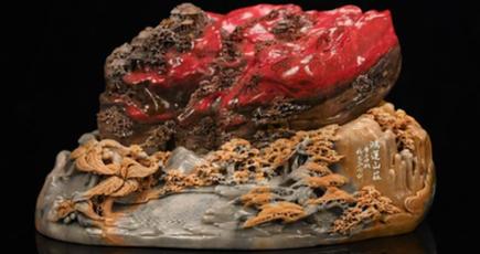 昌化鶏血石の彫刻、匠が作り出す美 浙江省_新華網日本語