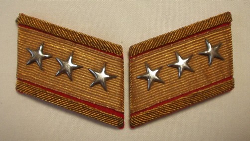 未使用？ IJA 日本陸軍 大尉 三式 襟章 captain 未使用？ IJA 日本陸軍
