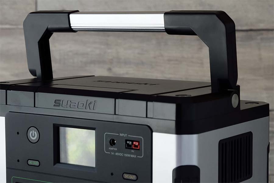 suaoki G500 レビュー】ソーラー充電の性能が高く50Hzと60Hzが切り替え