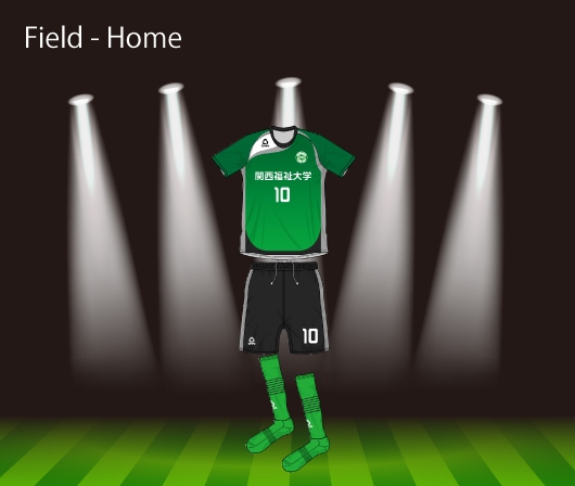 第1弾】ユニフォームデザイン公開！ | お知らせ | 関西福祉大学 サッカー部