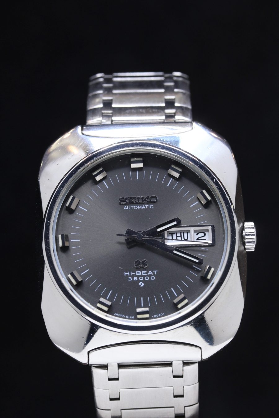 グランドセイコー 通称：座布団 1969年8月 機械 25石 自動巻 ハック有