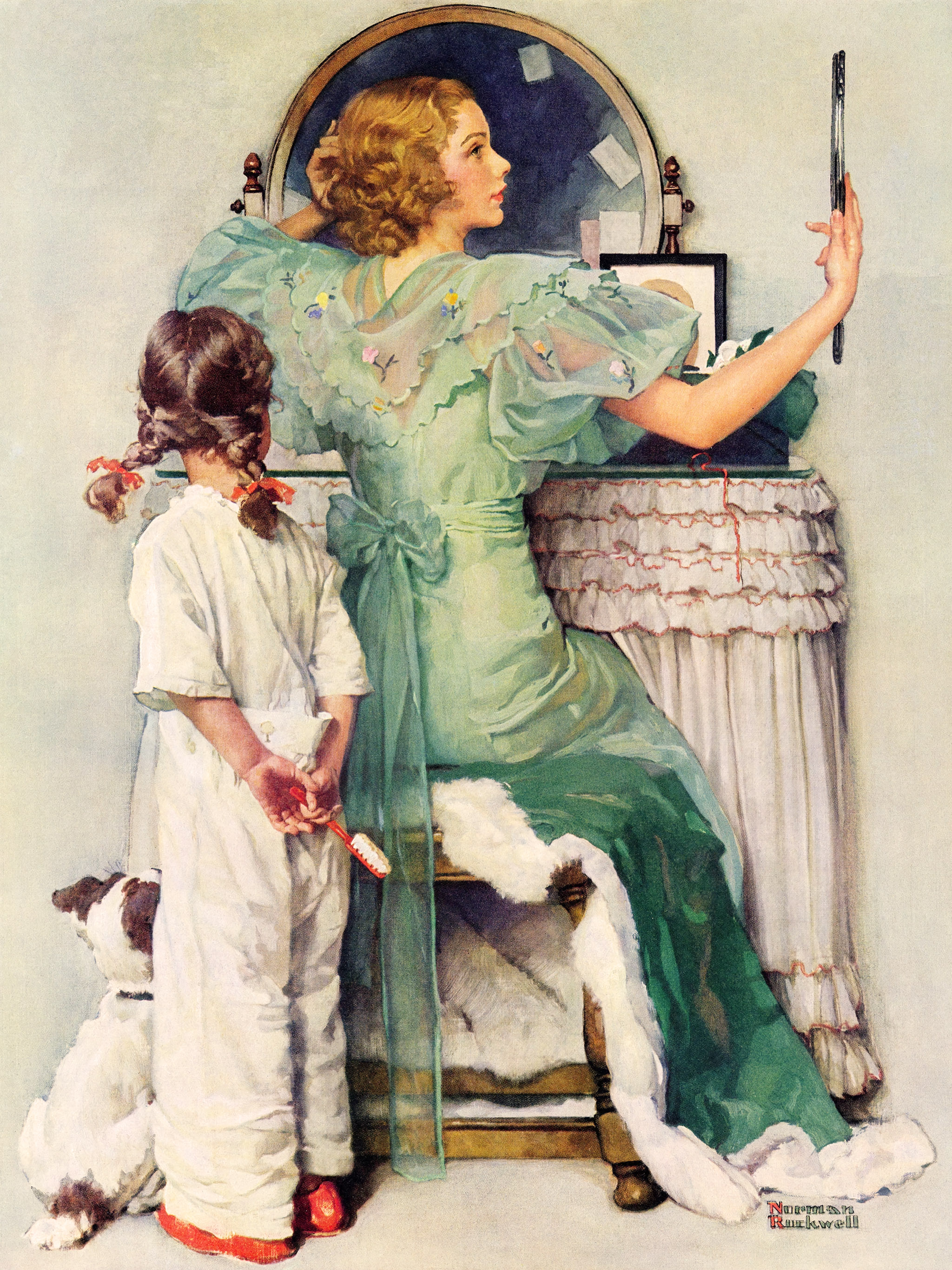 ノーマン・ロックウェル / Going out | 壁紙ギャラリー KAGIROHI