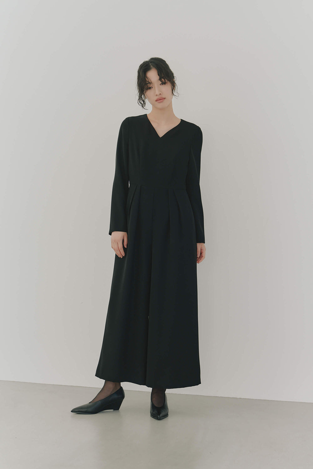 kaene公式オンラインストア カーブネックオールインワン / 100900