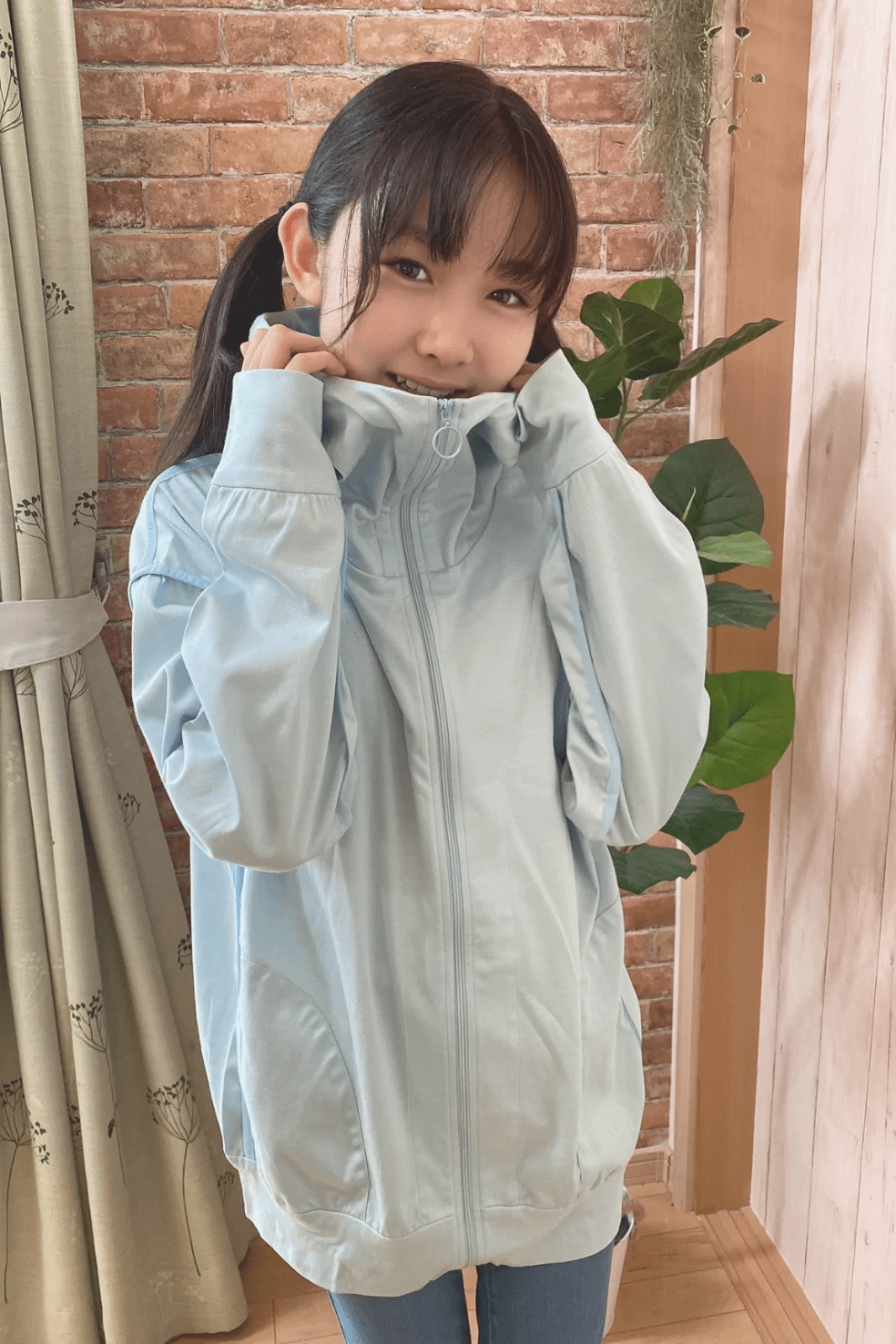 カームダウンパーカー 】【春夏向け(薄手)】アクアブルー/XS・S・M・L