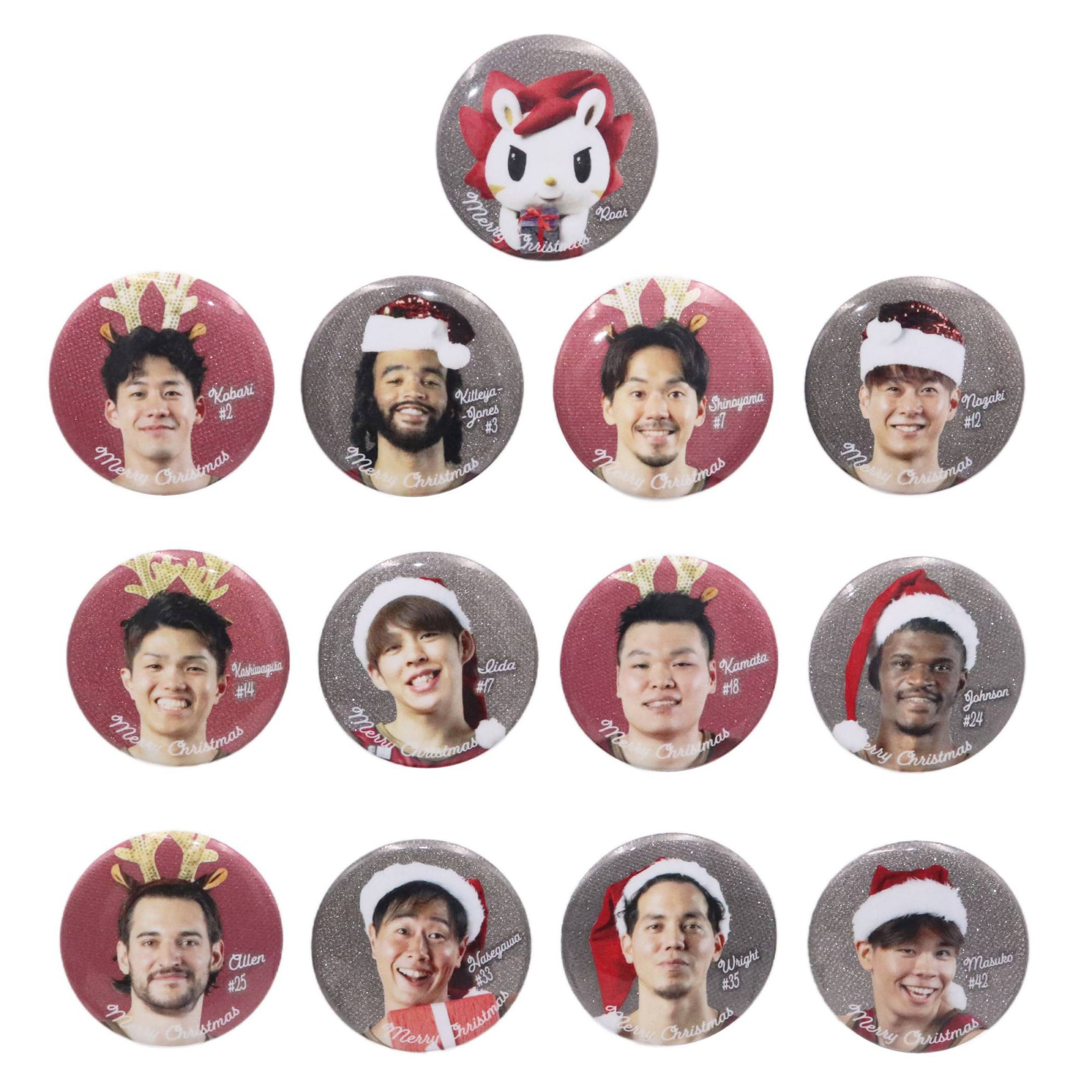 2024-25 クリスマス シークレットホログラム缶バッジ – KAWASAKI BRAVE