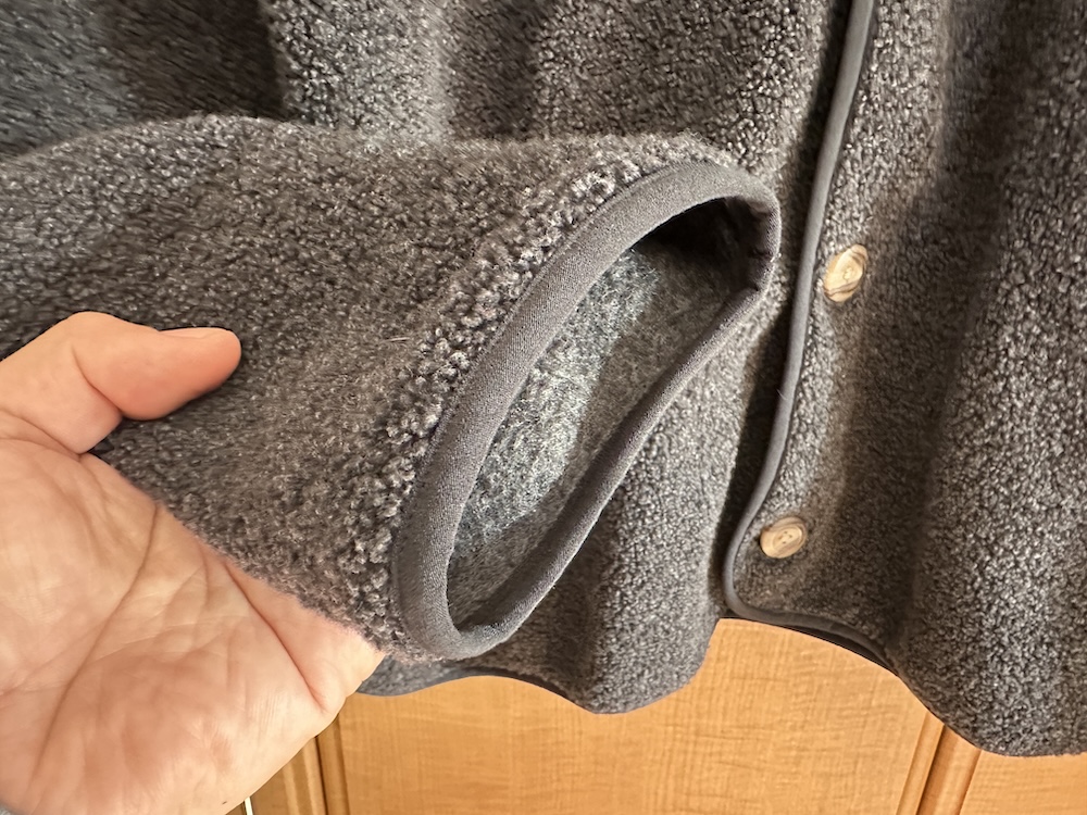 熊さんみたいだね】パタゴニアのリクレイムド・フリース・カーディガン