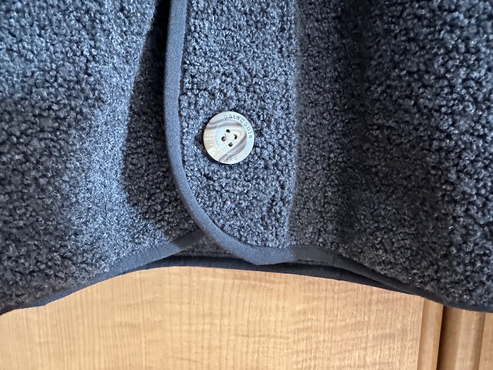 熊さんみたいだね】パタゴニアのリクレイムド・フリース・カーディガン