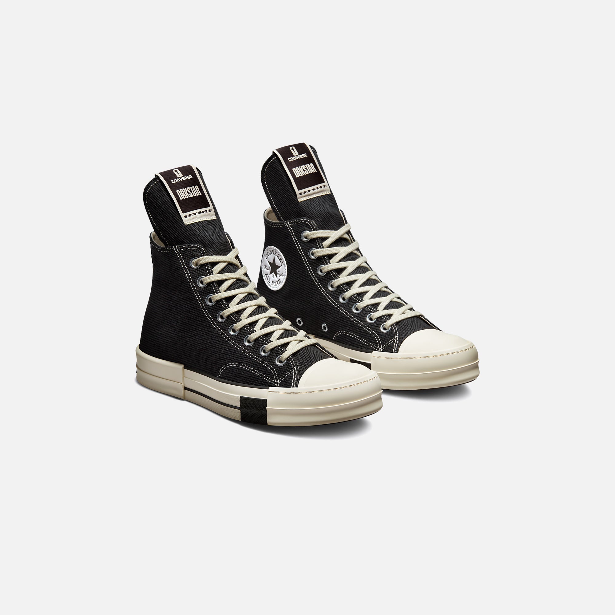 Converse x Rick Owens DRKSHDW Chuck 70 High - Black / Egret – Kith