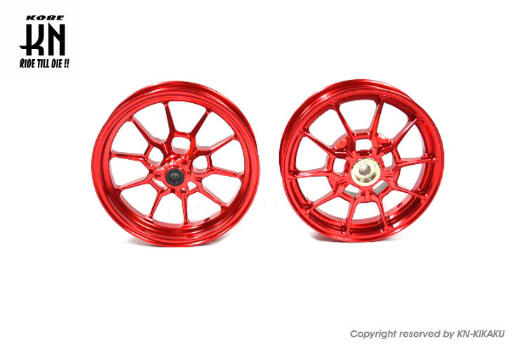 鍛造アルミホイール前後セット【アドレスV125/G(K5-K9)】レッド