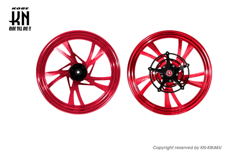 MOS 鍛造アルミホイール前後セット【GSX125/150】レッド – kn926-net