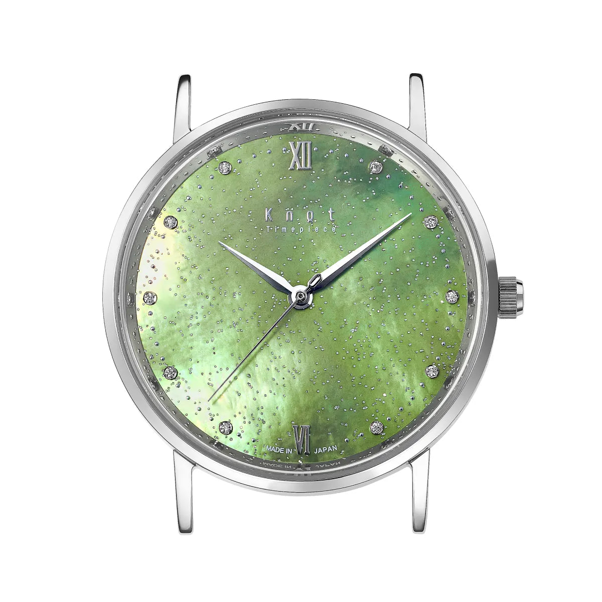 Knot CJ-32SVLG 腕時計 メンズ レディース ソーラー グリーン 日本製