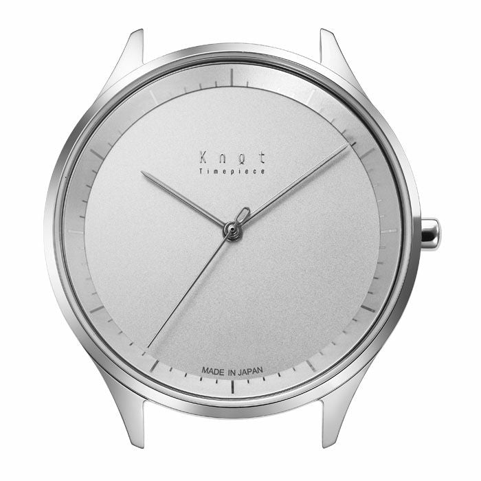 Knot STS-38SVSV 腕時計 メンズ レディース ソーラー シルバー 日本製