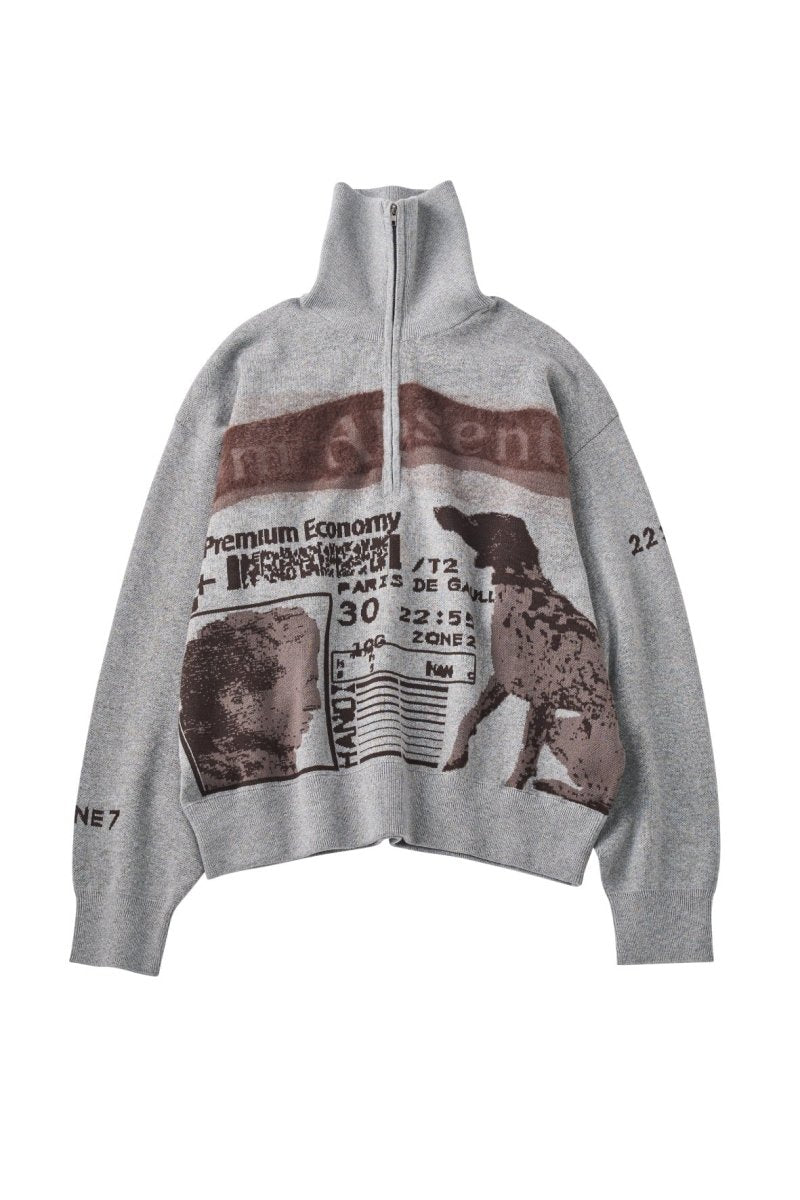 concept jacquard knit/gray | KNUTH MARF