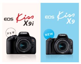 EOS Kiss X9とX9iを比較！キヤノン初心者向け一眼レフカメラで人気2