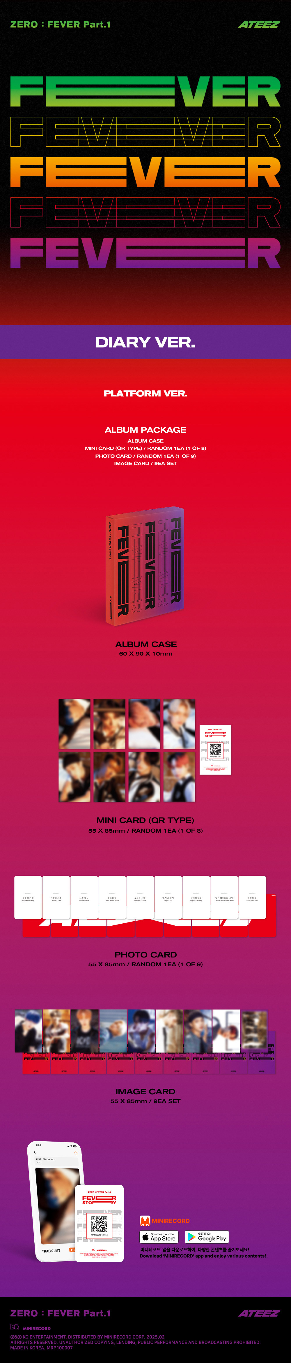 ATEEZ SMART ALBUM - ZERO : FEVER Part.1 - SDK STORE
