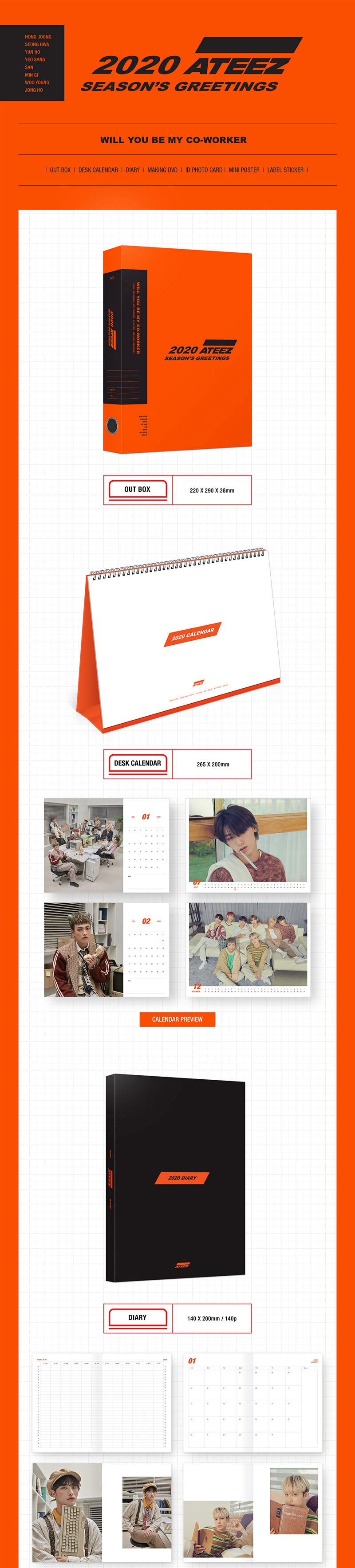 Ateez 2020 Season's Greetings – Choice Music LA