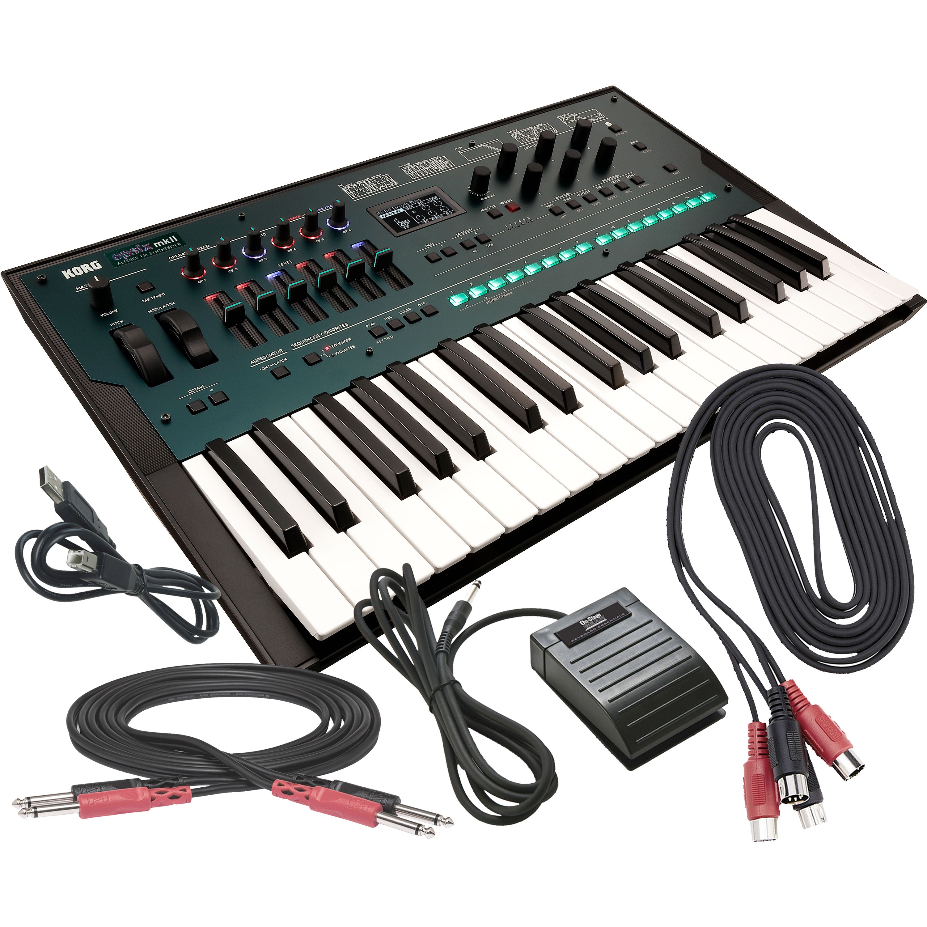 Korg Opsix MkII 37-Key Altered FM Synthesizer CABLE KIT – Kraft Music