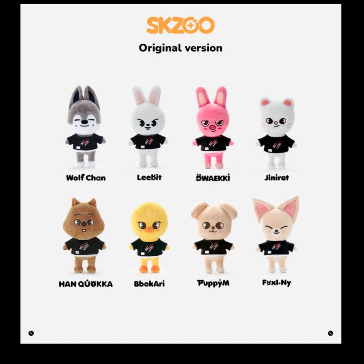 JYP] STRAY KIDS - SKZOO Official Plush Doll Original Version – K-STAR
