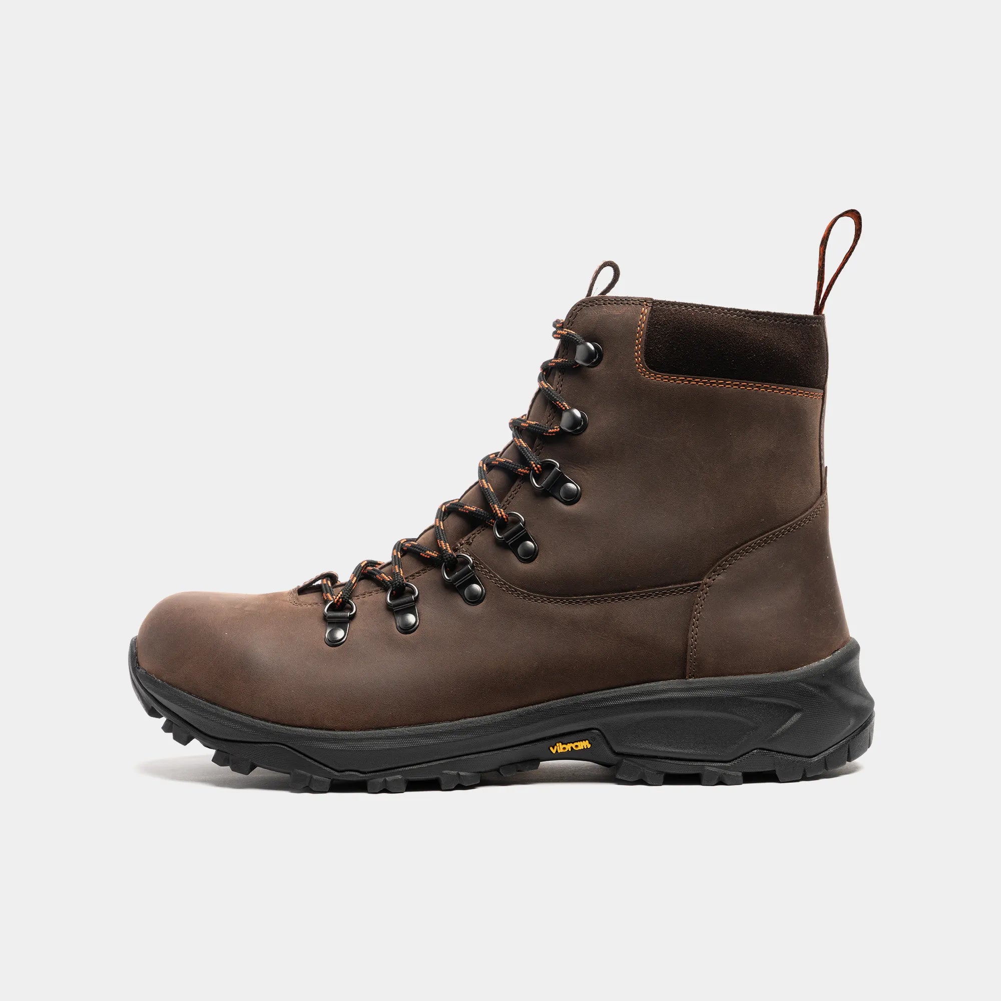 Men's - Brown - Dark - Leather - Lace-to-toe Boots – LANX