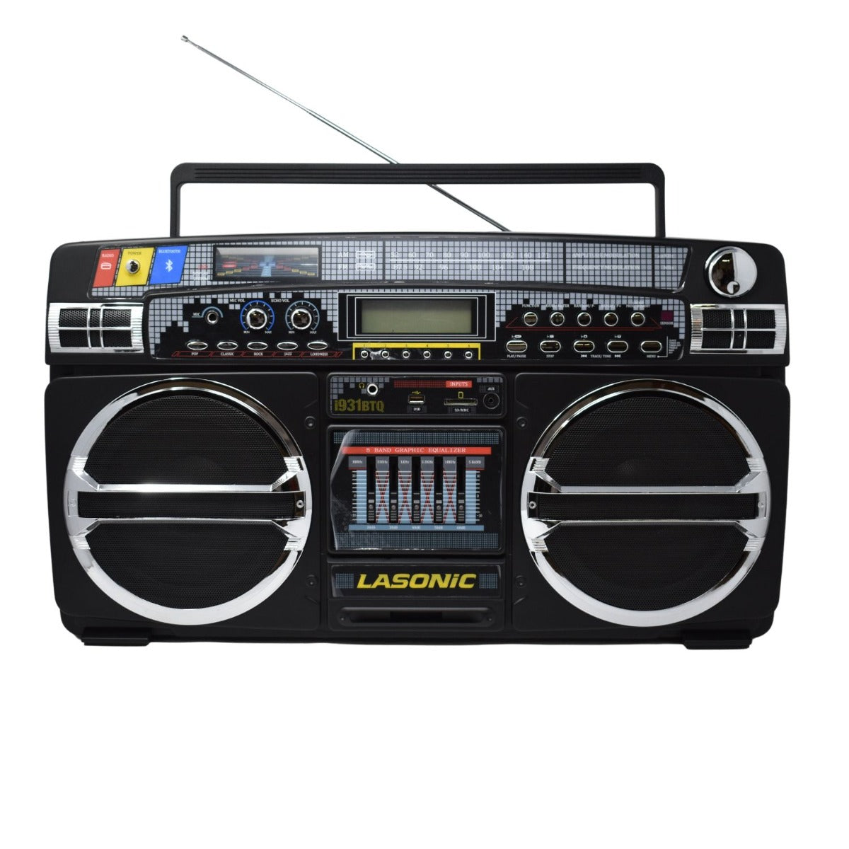 Lasonic i931| Bluetooth Boombox | 80s Ghetto Blaster – Lasonic