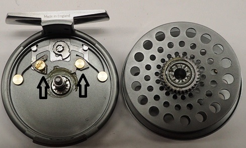 HARDY（ハーディ フライリール）、マーキスLWT#4を左右方向チェンジ