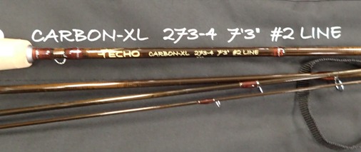 ECHO（エコー フライロッド）、カーボンXL273-4がお嫁に行きますので