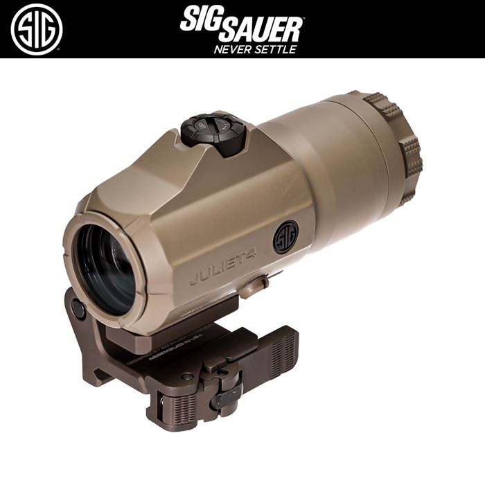 SIG SAUER JULIET4 マグニファイア(4X24MM) スペーサー付きPOWERCAM