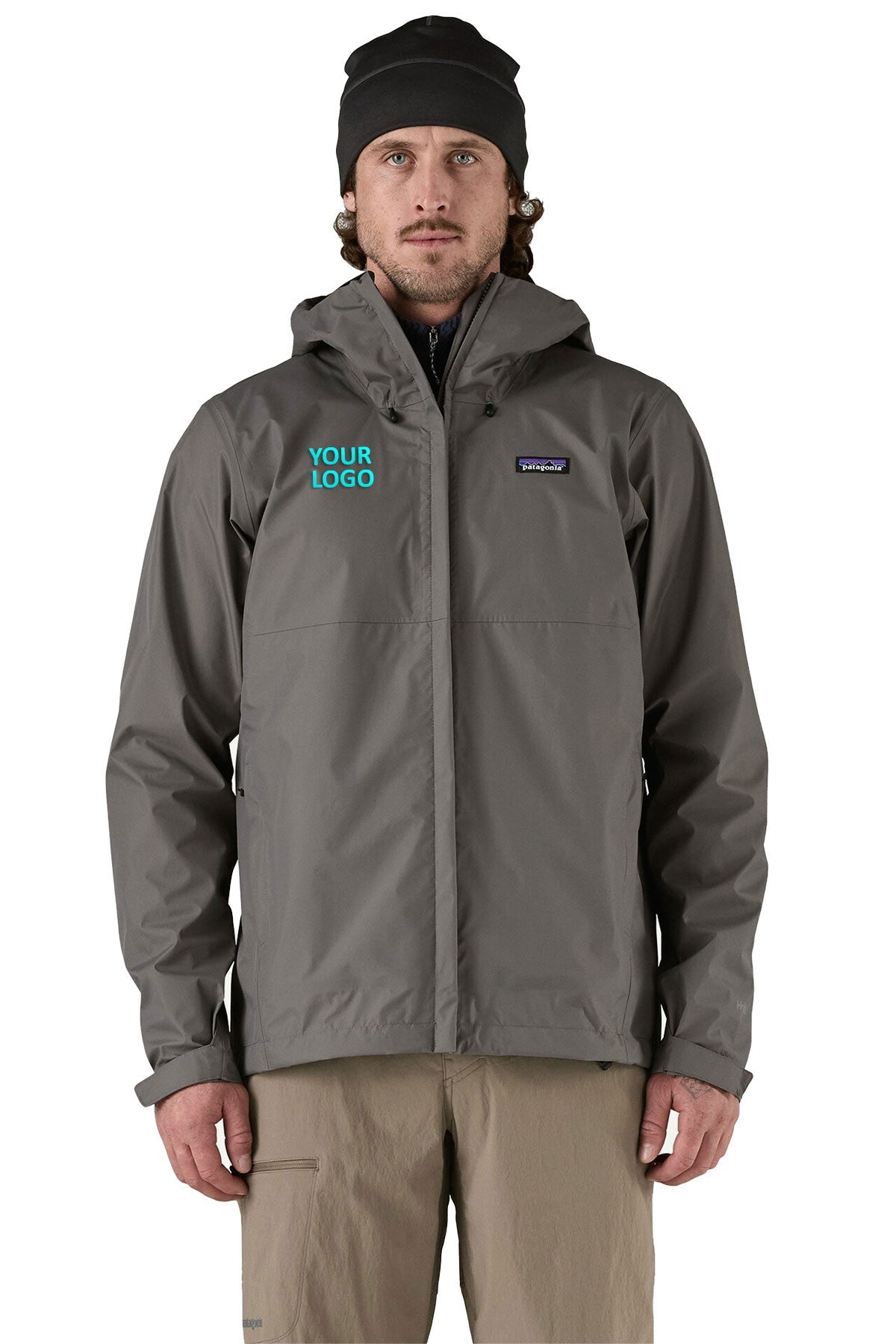 Branded Patagonia Torrentshell 3L Rain Jackets, Noble Grey