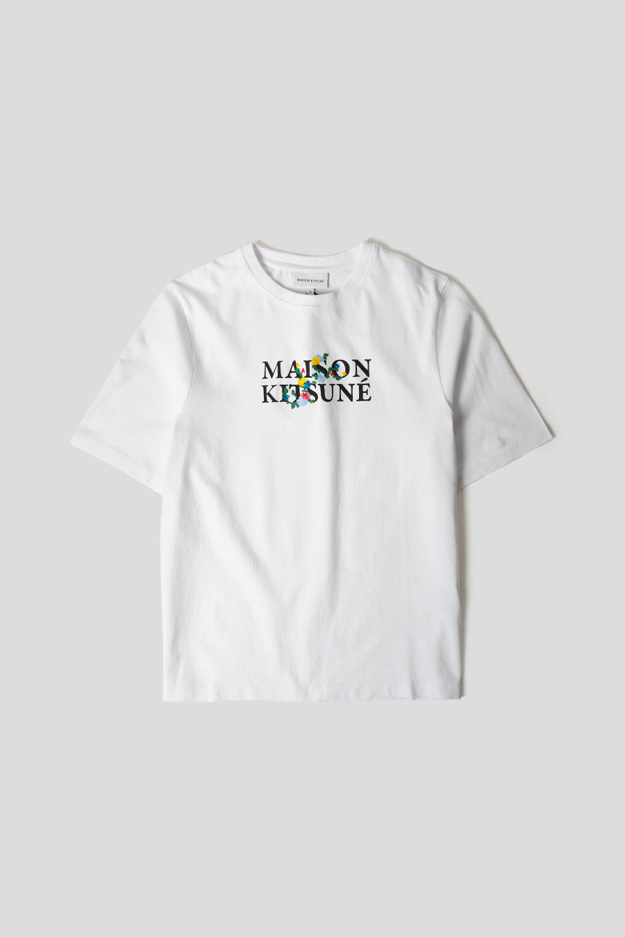 Maison Kitsune - FLOWERS COMFORT T-SHIRT WHITE – LE LABO STORE