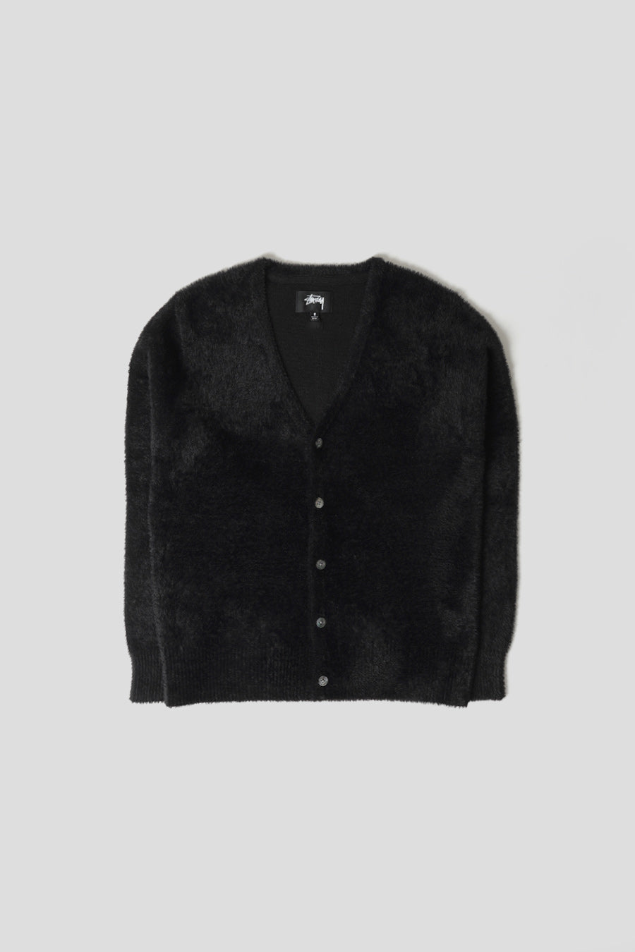 Stussy - BLACK SHAGGY CARDIGAN – LE LABO STORE