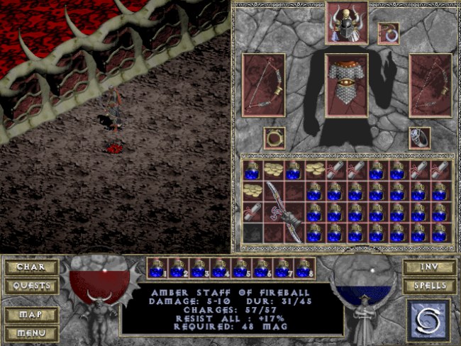 初代Diablo（GOG版）をプレイ：その5（終了） - 徒然ちょっとメモ'