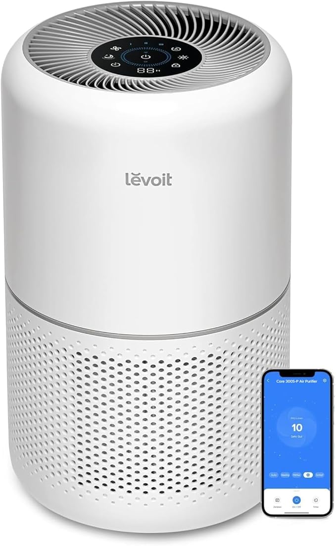 Levoit Core® 300S-P Smart Air Purifier丨3-Stage Filtration