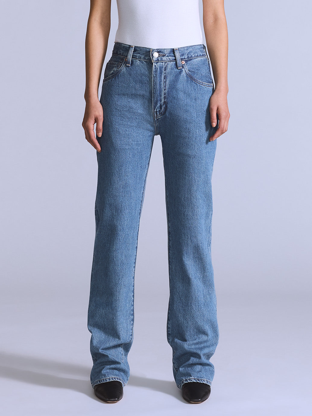 BLUETAB™ PLANK ストレートジーンズ ミディアムインディゴ