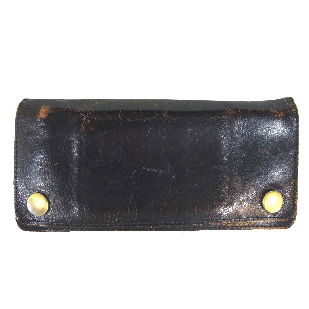 TENDERLOIN テンダーロイン T-WALLET レザー 二つ折り 長財布 ブラック