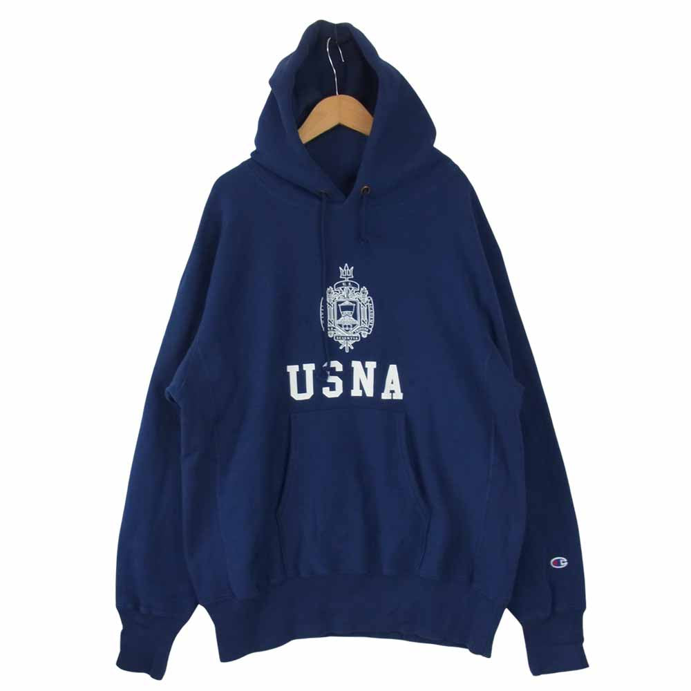 Champion チャンピオン 青タグ 復刻 USNA リバースウィーブ パーカー