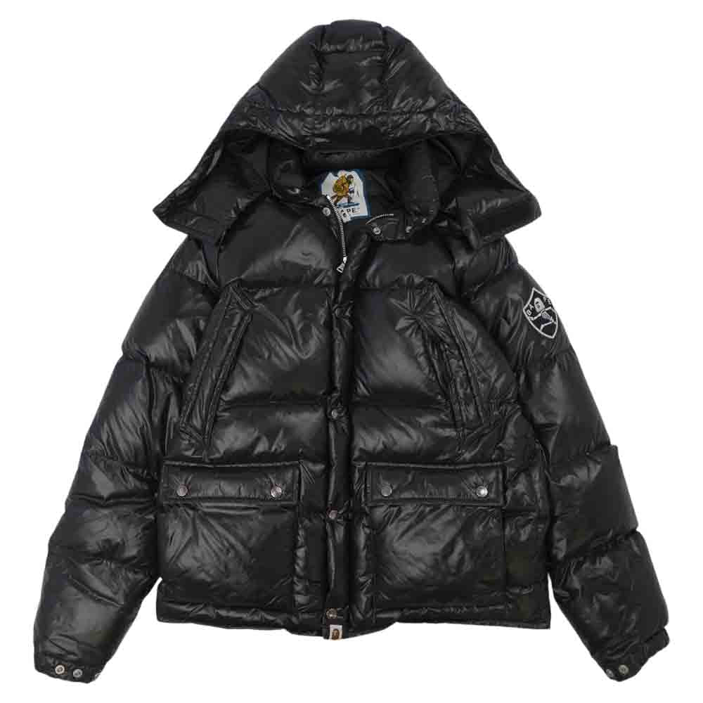 A BATHING APE アベイシングエイプ ナイロン ダウン ジャケット