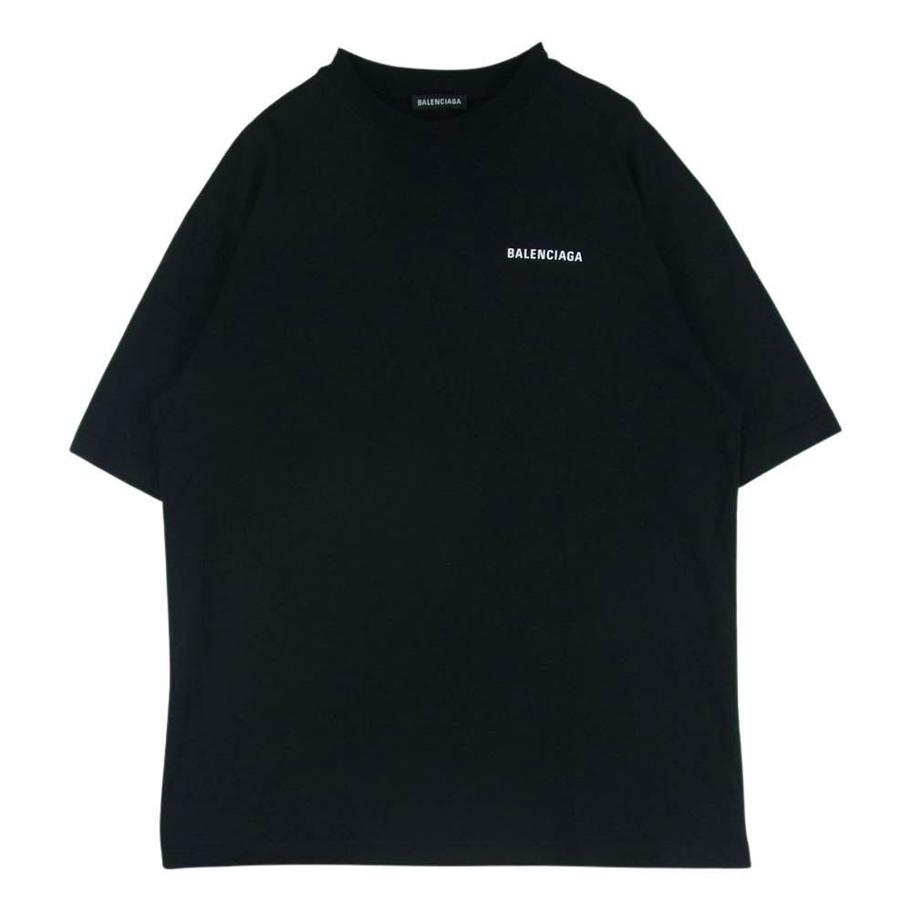 BALENCIAGA バレンシアガ 21SS 612966 TIVG5 UNISEX LOGO T SHIRT