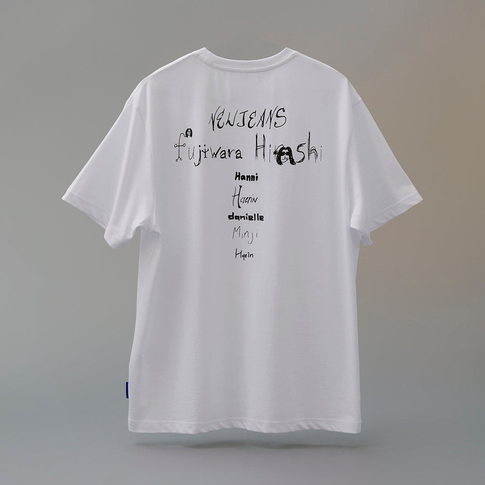 NewJeans x Hiroshi Fujiwara COLLER T-シャツ VER.4(WHITE) – LINE
