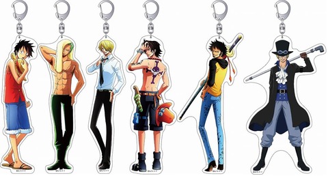 イベント限定新商品☆ビッグアクリルキーホルダー : ONE PIECE 麦わら