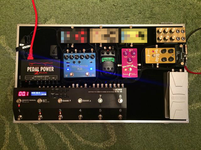 ☆BOSS ES-8を核にしたボード完成！ : ジナパパ一家の何てことない日常