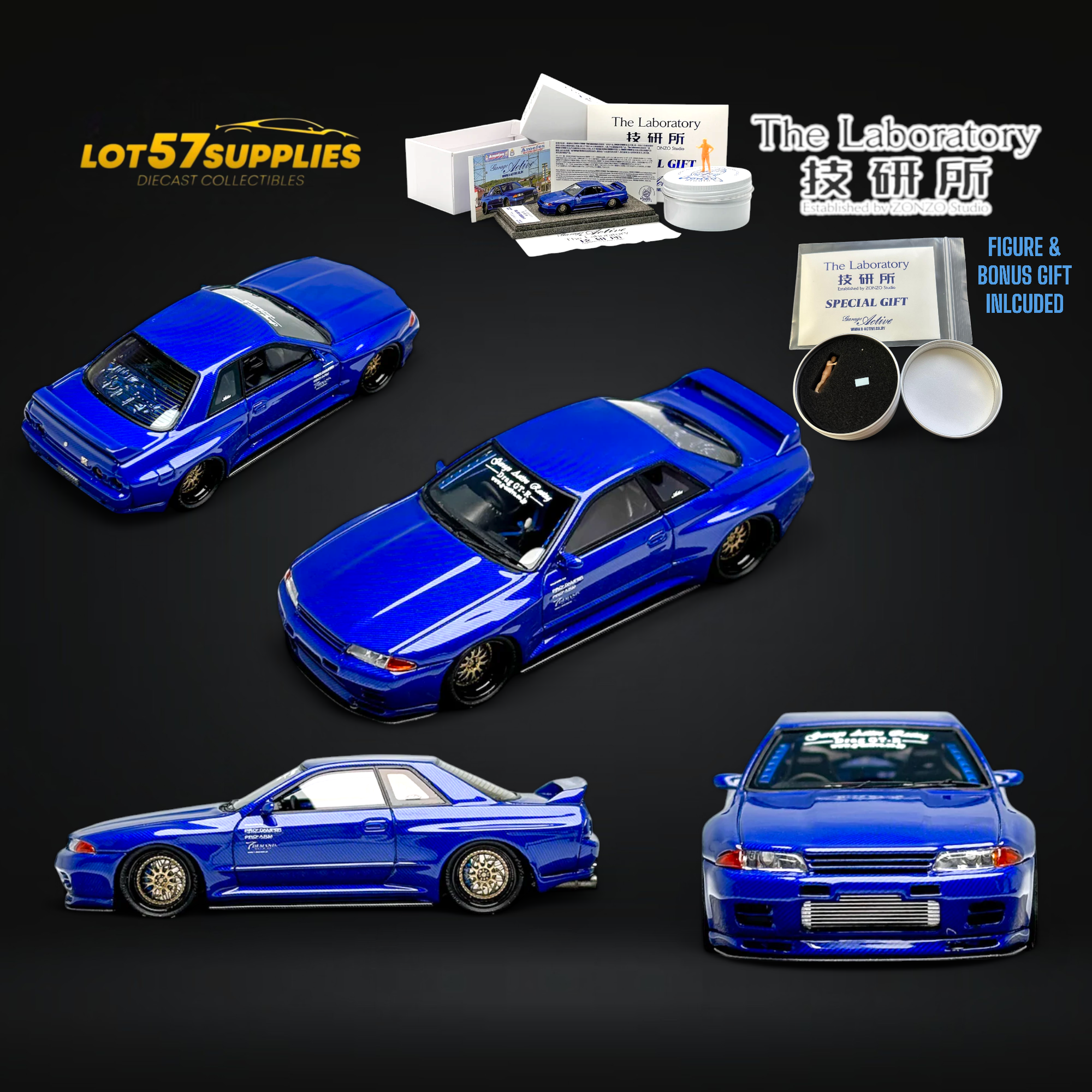 The Laboratory X ZONZO Skyline R32 1:64 Diecast | LOT57 Supplies