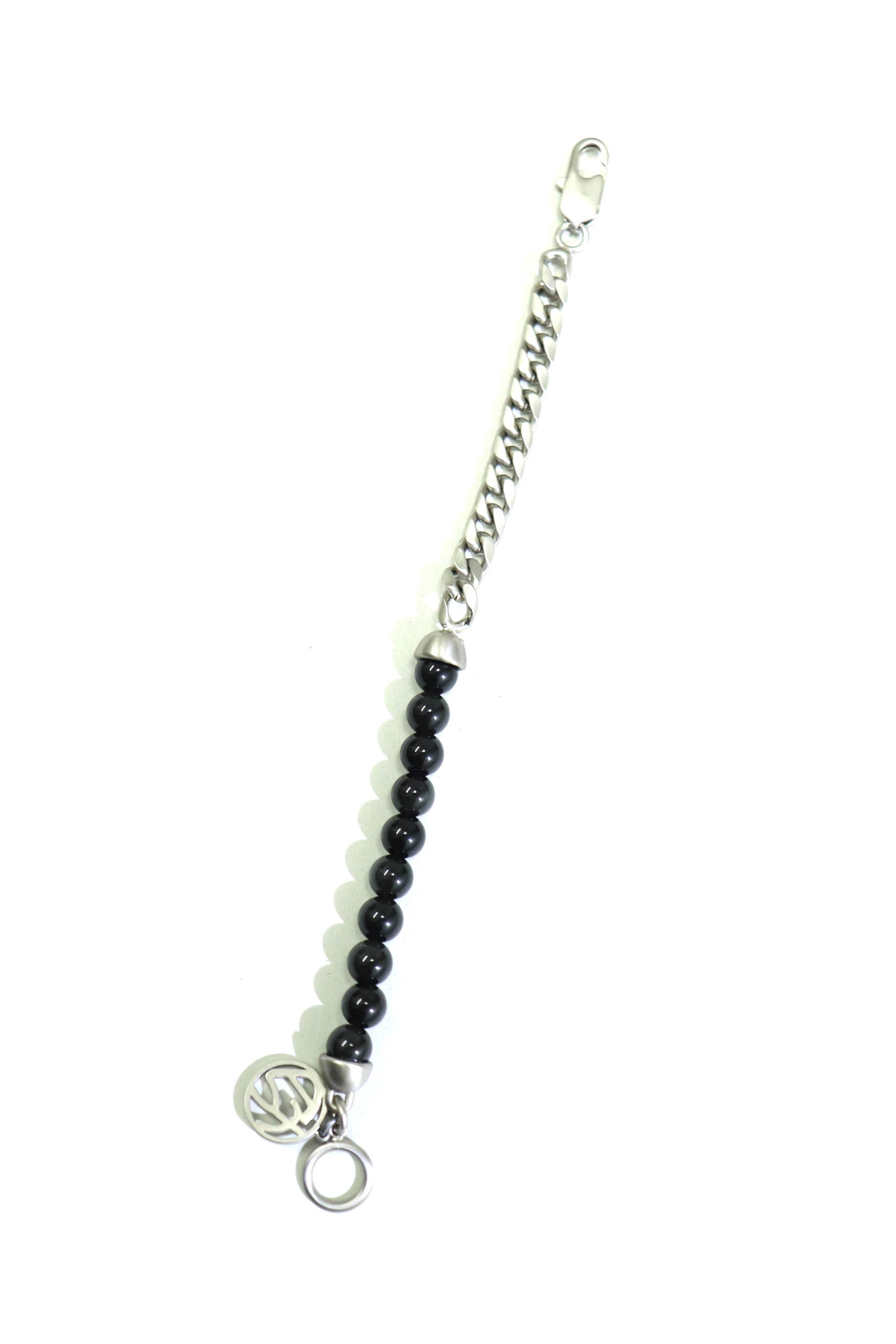 SOSHIOTSUKI(ソウシオオツキ)のHALF JUZU BRACELET BLACK SILVERの通販