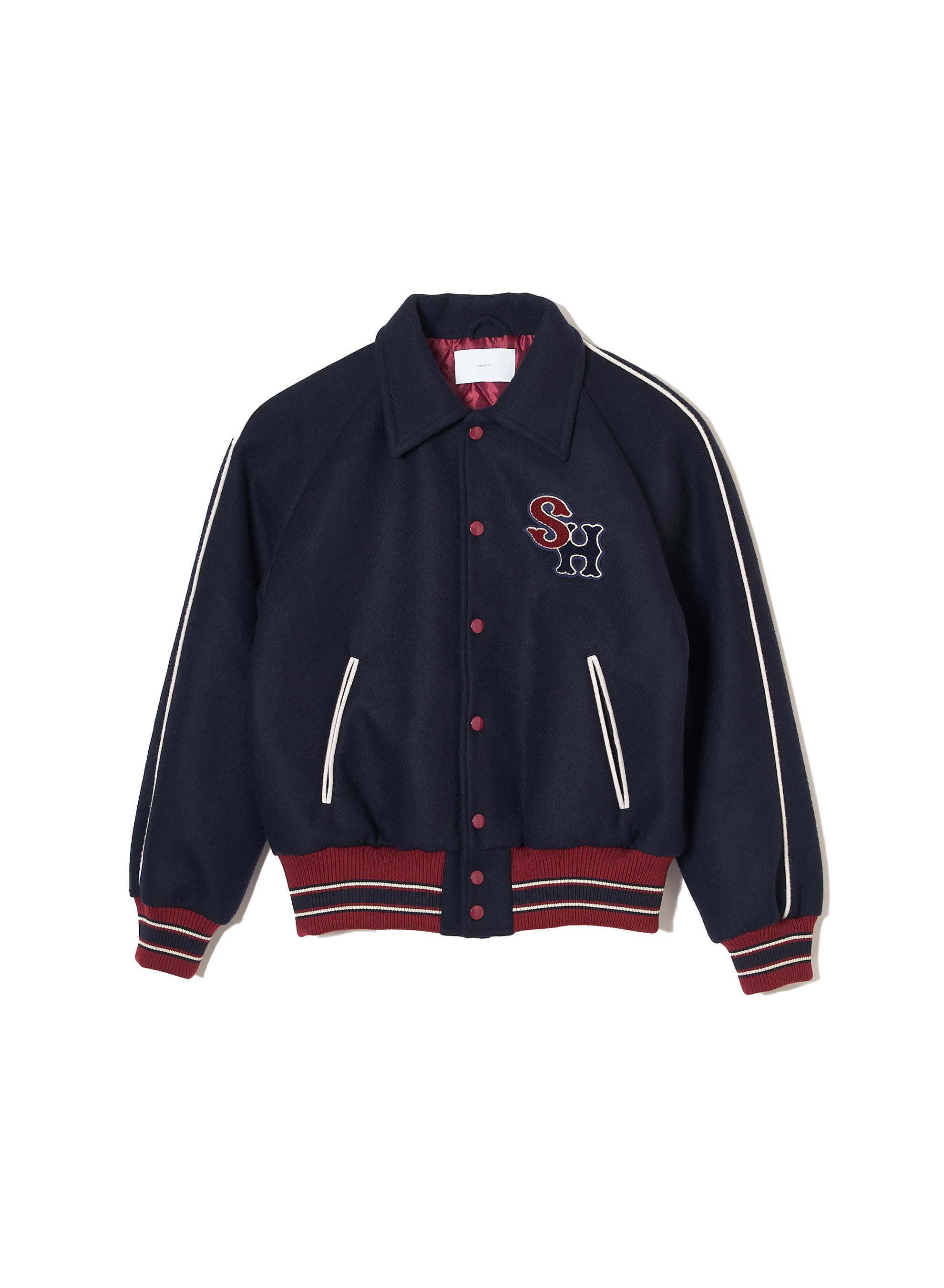 SUGARHILL(シュガーヒル)のMELTON STADIUM JACKET NAVYの通販｜PALETTE